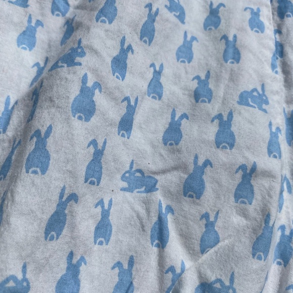 Vintage 80s Toddler Bunny Rabbit Print Romper, Kids Onesie Jumper - Picture 6 of 6
